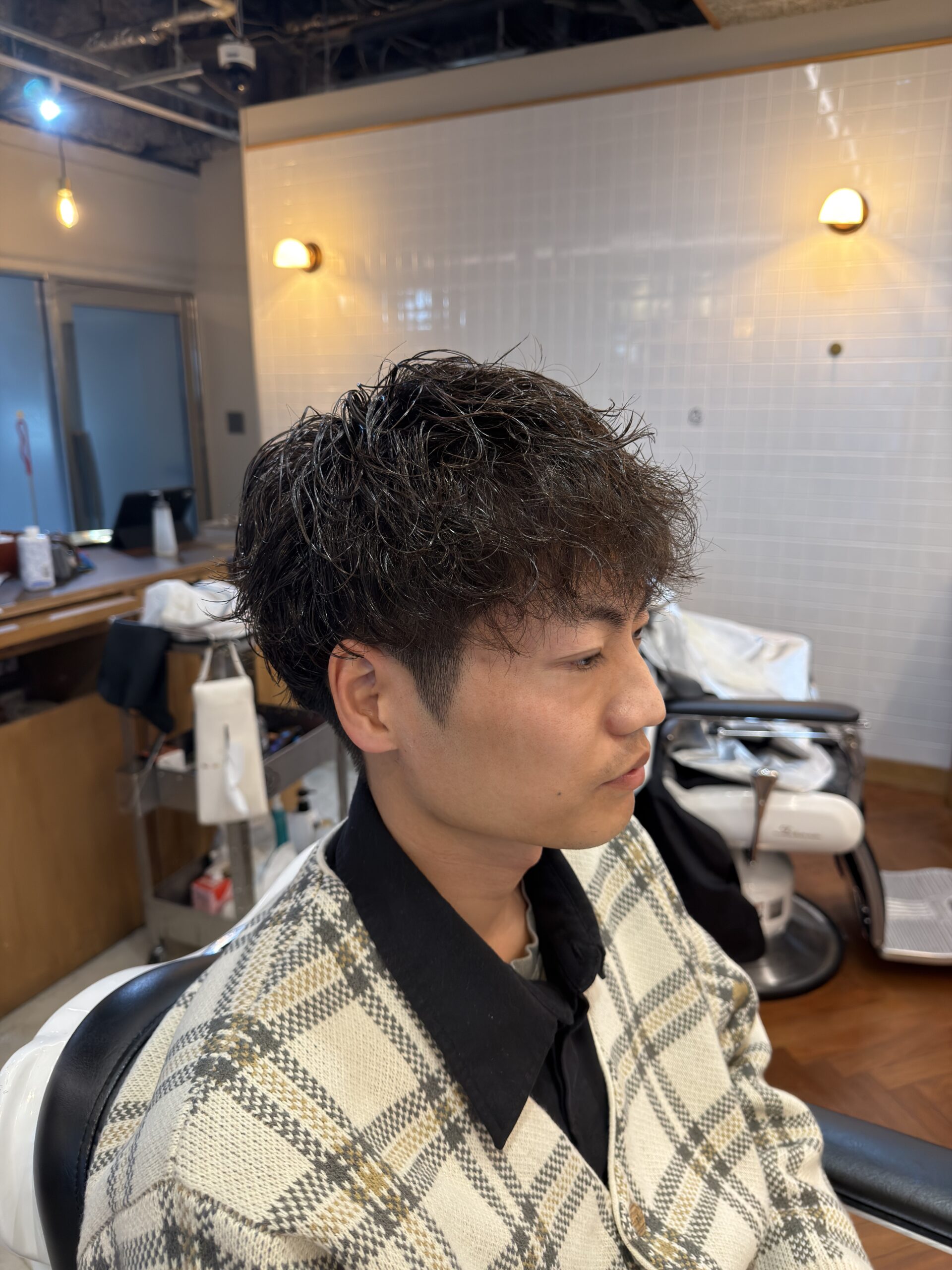 スパイラルパーマ